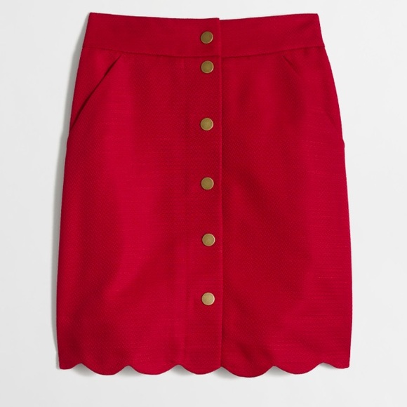 J. Crew scallop skirt - Picture 1 of 5